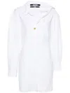 Jacquemus Les Sculptures Dropped Shoulder La Mini Robe Chemisier Dress
