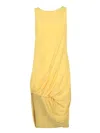Jacquemus Peplo Sleeveless Draped High-low Dress