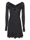 Jacquemus La Mini Robe Pralu Dress In Black
