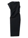 Jacquemus Women Black The Drap Dress, Xs Luxury Dresses For Women Darveys In Black