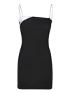 Jacquemus La Robe Mia Short Sleep Dress In Black