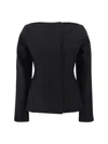 Jacquemus Giacca Blazer Spalla In Black