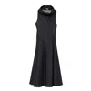 Jacquemus Sleeveless A-line Dress In Black