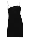 Jacquemus Black 'la Mini Robe Aro' Mini Dress In Multi