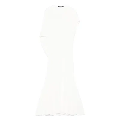 Jacquemus La Salerno Midi Dress In White