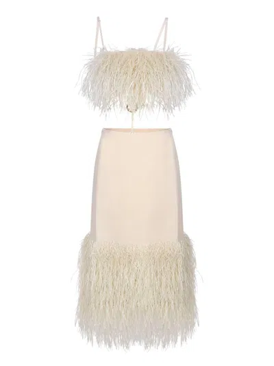 Jacquemus Dresses In Neutral