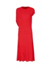 Jacquemus The Salerno Open Back Midi Dress In Red