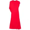 Jacquemus The Salerno Open Back Midi Dress In Red