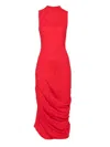 Jacquemus Womens Red The J Sleeveless Stretch-woven Maxi Dress In Red