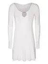 Jacquemus Mini Pralu White Dress In White