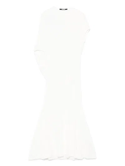 Jacquemus La Salerno Midi Dress In White