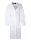 Jacquemus White Chemise Dress In White