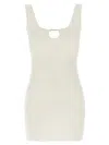 Jacquemus White Les Classiques 'la Mini Robe Sierra' Minidress In White