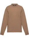 Jacquemus La Maille Logo-intarsia Sweater In Brown