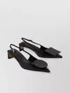 Jacquemus Pointed Toe Pumps With Geometric Embellishments