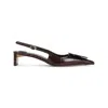 Jacquemus Duelo B Pumps With Circle And Square Patches In Black