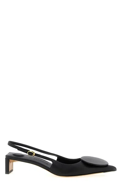 Jacquemus 'duelo B' Slingback In Black