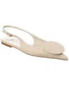 Jacquemus Duelo Slingbacks With Circle And Square Motifs In Beige