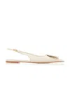 Jacquemus Duelo Slingbacks With Circle And Square Motifs In Neutral