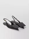 Jacquemus Duelo Slingback Leather Flats