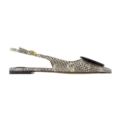 Jacquemus Duelo P Slingbacks In Black