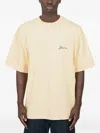 Jacquemus T-shirt Mit Hantel-print In Yellow