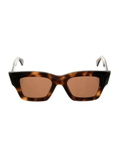 Pre-owned Jacquemus Dunes Wayfarer Sunglasses In Brown
