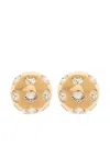 Jacquemus Rond Carré Earrings In Gold