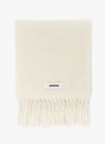 Jacquemus Echarpe Carro In Neutral