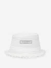 Jacquemus El Bob Bacino Fisherman Hat In Frayed Edge
