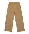 Jacquemus Elastic Waist Casual Pants In Brown