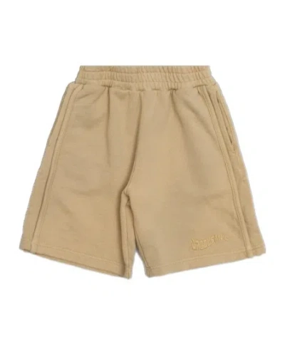 Jacquemus Elastic Waist Shorts In Nude