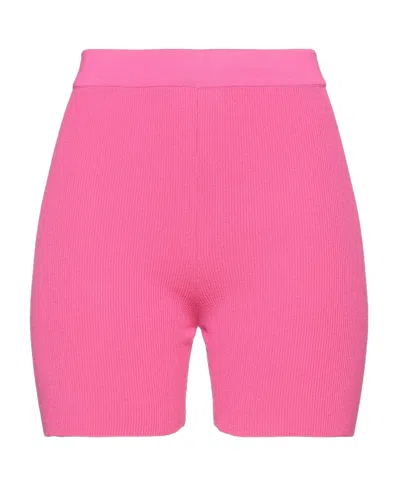 Jacquemus Elastic Waistband Shorts In Pink