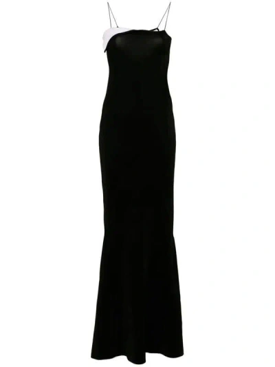 Jacquemus Elegant Long Black Dress For Women