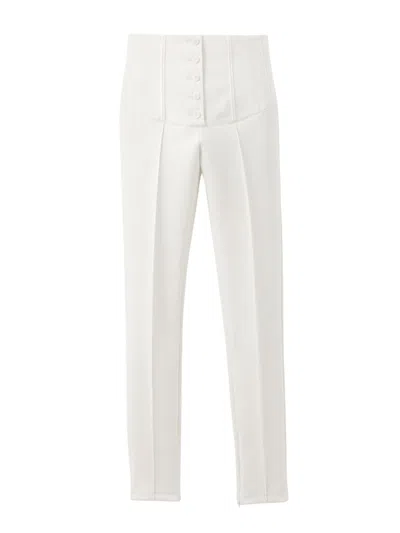 Jacquemus Elegant Trousers For Women - Summer 2026 In White