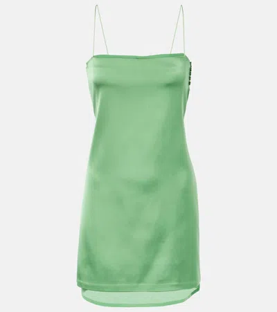 Jacquemus Green La Casa 'la Robe Elica' Minidress
