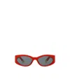Jacquemus The Ovalo Logo Sunglasses In Gray