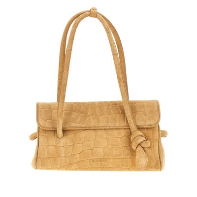Jacquemus Le Turismo Long Leather Shoulder Bag In Brown
