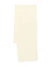 Jacquemus Embroidered-edge Scarf In Neutral