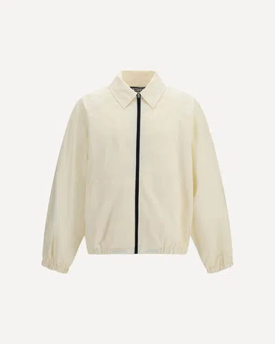 Jacquemus Le Coupe-vent Windbreaker Jacket In White