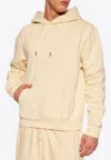 Jacquemus Le Sweatshirt Embroidered Logo Hoodie In Cream