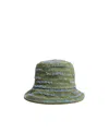 Jacquemus Embroidered Logo Fisherman's Hat In Green