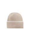 Jacquemus Embroidered-logo Fuzzy-knit Beanie In Nude