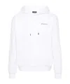 Jacquemus Embroidered Logo Hoodie In White