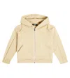 Jacquemus Enfant Le Camargue Zippe Cotton Zip-up Hoodie In Beige