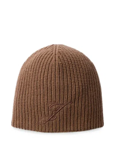 Jacquemus The Espiral Beanie In Brown