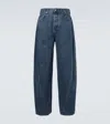 Jacquemus Blue De-nîmes Denim The Espiral Jeans In Blue