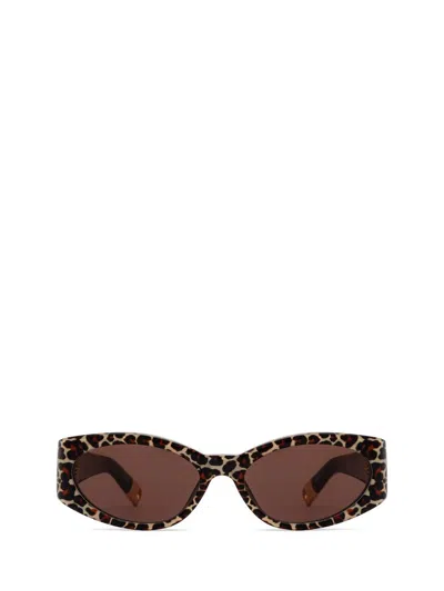 Jacquemus Eyeglasses In Leopard