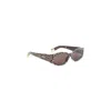 Jacquemus Eyewear Glasses In Burgundy