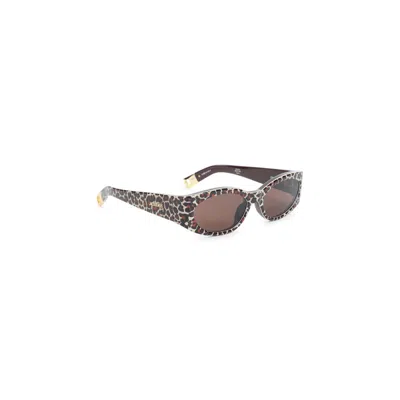 Jacquemus Eyewear Glasses In Burgundy
